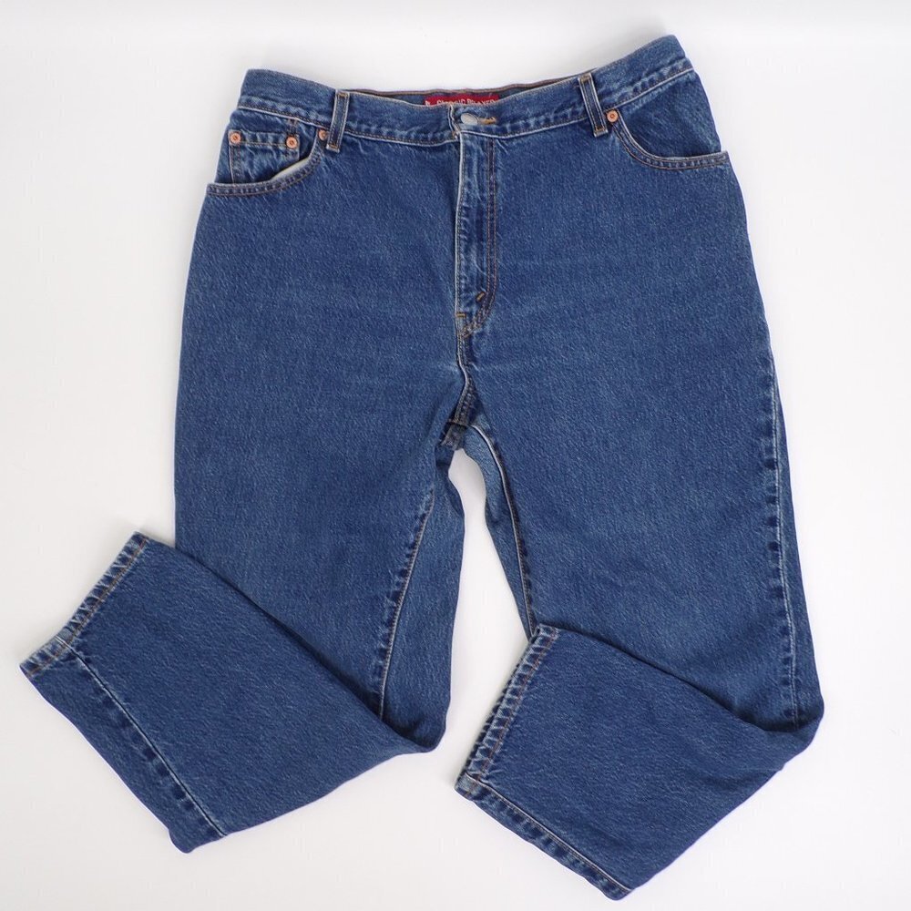 Levi's Women's Classic Relaxed Fit Tapered Leg 550 Blue Jeans - size 18 MIS S